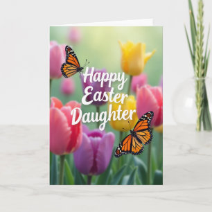 Frohe Ostern Tochter Kunstkarte Karte