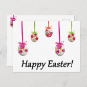 Frohe Ostern! (Ukrainisch-inspiriert) Postkarte (Vorne/Hinten)