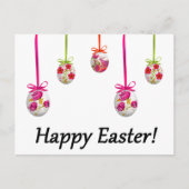 Frohe Ostern! (Ukrainisch-inspiriert) Postkarte (Vorderseite)