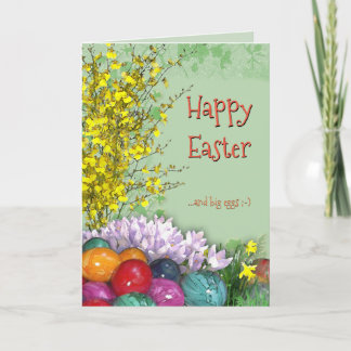 Frohe Ostern und große Eier ;-) Feiertagskarte