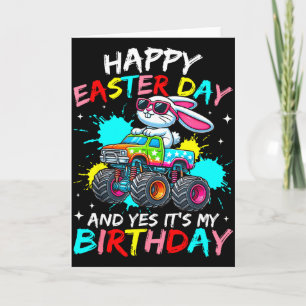 Frohe Ostern Und Ja Es Ist Mein Geburtstag Truck B Karte