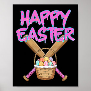 Frohe Ostern Verkauf von Eiscreme Tropfen mit Ei S Poster