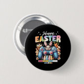 Frohe Ostern Videospiel-Controller Osterhase Ga Button (Vorne & Hinten)