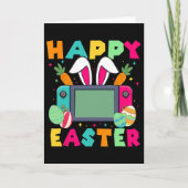 Frohe Ostern Videospiel Hase Gaming Controller Ga Karte (Vorderseite)