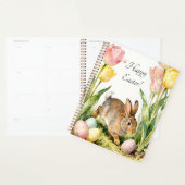 Frohe Ostern Vintage-Hase Eier & Frühlingsblumen Planer (Anzeige)