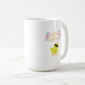 Frohe Ostern von einem Coolen Kätzchen auf einem Kaffeetasse (VorderseiteRechts)