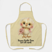 Frohe Ostern von einem süßen Küken! Schürze (Vorderseite)