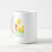 Frohe Ostern von Elmo & Big Bird Kaffeetasse (Vorderseite Links)