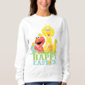 Frohe Ostern von Elmo & Big Bird Sweatshirt (Vorderseite)