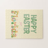 Frohe Ostern von Florida Pastel Flowers Puzzle (Horizontal)
