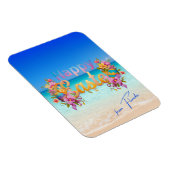 Frohe Ostern von Floridas tropischem Strand Magnet (Rechte Seite)