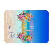 Frohe Ostern von Floridas tropischem Strand Magnet (Horizontal)
