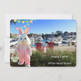 Frohe Ostern von Hilton Head Island Harbour Town Feiertagskarte