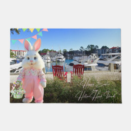Frohe Ostern von Hilton Head Island Harbour Town Fußmatte