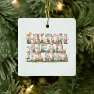 Frohe Ostern von Hilton Head Island Keramikornament