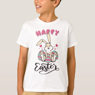 Frohe Ostern von liebenswerten Osterhasen T-Shirt