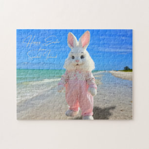 Frohe Ostern von Sanibel Island Florida Strand Puzzle