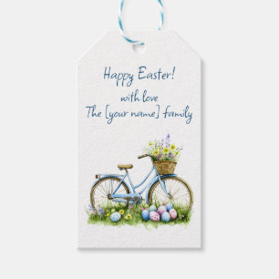 Frohe Ostern Wasserfarbe Geschenkanhänger