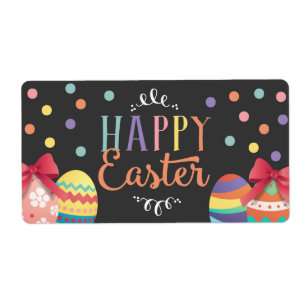Frohe Ostern Wasserflaschen-Etiketten, Ostern Aufk