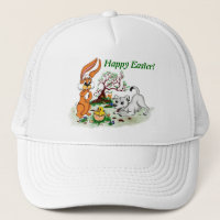 Frohe Ostern! Welpe, Küken, Hase