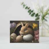 Frohe Ostern Wünsche Postkarte (Stehend Vorderseite)