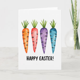 Frohe Ostern Wurzelgemüse Karte