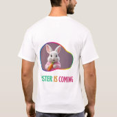 Frohe Ostern! Zeichen T-Shirt (Rückseite)