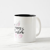 Frohe Ostern Zweifarbige Tasse (VorderseiteRechts)
