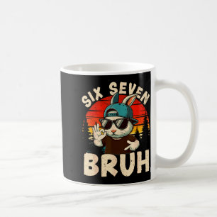 Frohe Ostertag 67 Sechs Sieben Bruh Dabbing Bunny Kaffeetasse
