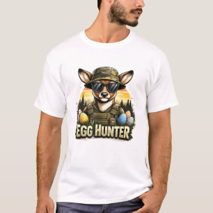 Frohe Ostertag Camo Lustige Jagd Jungen Männer Ost T-Shirt