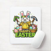 Frohe Ostertag Hase Ei Gamer Video  Mousepad (Mit Mouse)