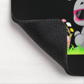 Frohe Ostertag Hase Kaninchen Baseball Pitcher Jun Mousepad (Ecke)