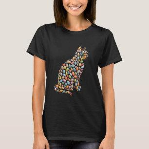 Frohe Ostertag Katzen Eier Lustige passende Männer T-Shirt