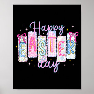 Frohe Ostertag Lustiger Hase Kaninchenliebhaber Ei Poster