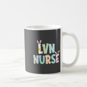 Frohe Ostertag Lvn Krankenschwester Süße Hasenohre Kaffeetasse