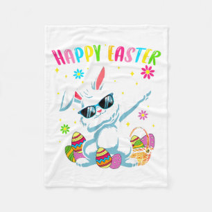 Frohe Ostertag Mädchen Jungen Ostern Lustig Dabbin Fleecedecke