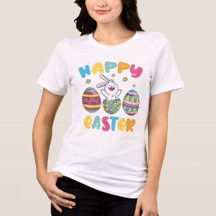 Frohe Ostertag Tri-Blend Shirt