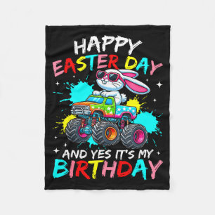 Frohe Ostertag Und Ja Es Ist Mein Geburtstag Truck Fleecedecke