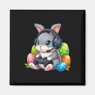 Frohe Ostertage Hase Ei Videospiel Kinder Ich Magnet