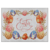 Frohe Osterzeit Schneidebrett (Vorderseite)