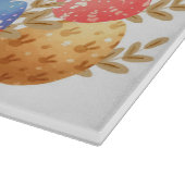 Frohe Osterzeit Schneidebrett (Ecke)