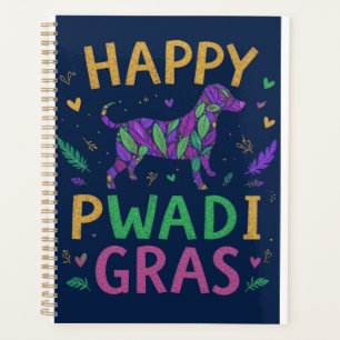 Frohe pawdi Mardi gras Planer