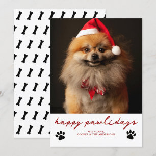 Frohe Pawliday-Hunde-Foto Weihnachten 