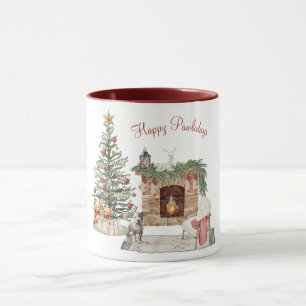 Frohe Pawlidays Hunde-Design - Staffordshire Terri Tasse