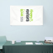 Frohe Pflegerwoche 2026 Stethoskop-Pfleger-Design_ Banner (Messeveranstaltung)