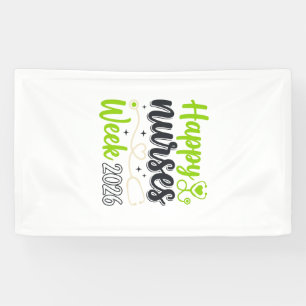 Frohe Pflegerwoche 2026 Stethoskop-Pfleger-Design_ Banner