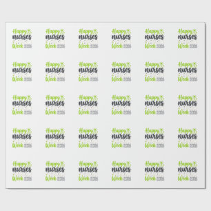 Frohe Pflegerwoche 2026 Stethoskop-Pfleger-Design_ Geschenkpapier