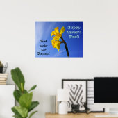 Frohe Pflegerwoche Poster Dank Hingabe (Heimbüro)