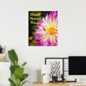 Frohe Pflegerwoche! Poster Drucke Krankenschwester (Heimbüro)