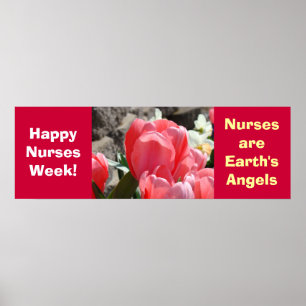 Frohe Pflegerwoche! Poster Personalisierte Engel